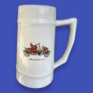 1902 Ford Runabout Autocar Runabut German Beer Stein Mug Ceramic Vintage Item